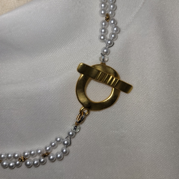 Cluster Pearl Necklace and Bracelet - Picture 3 of 3